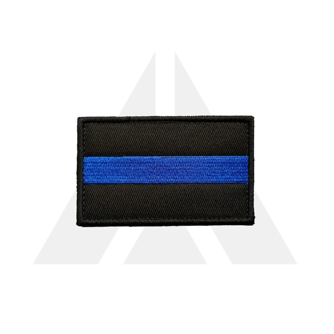 Thin blue line embroided patch