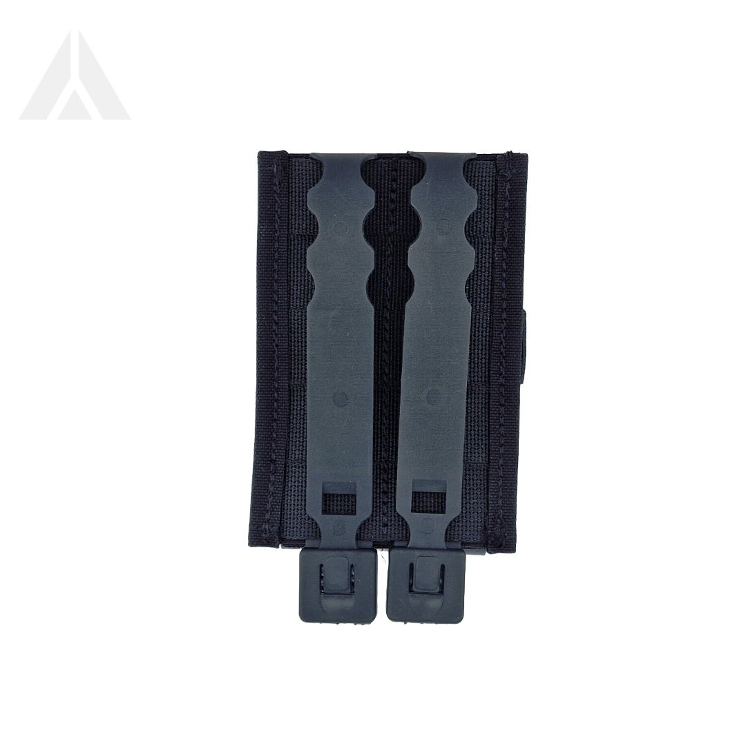 Tactical M4 medium mag molle pouches single - Black