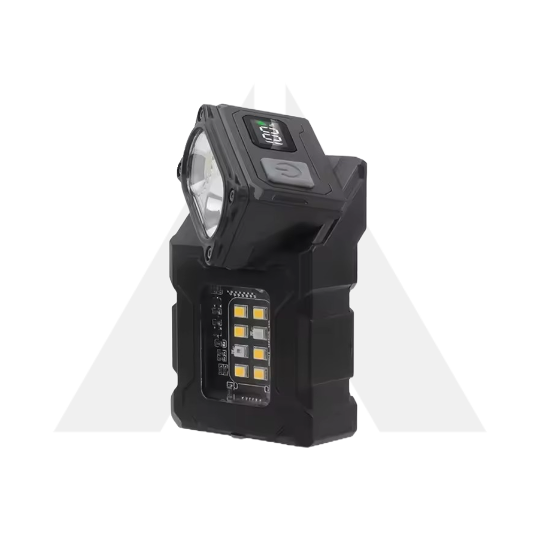 Multifunctional flashlight 180 degree