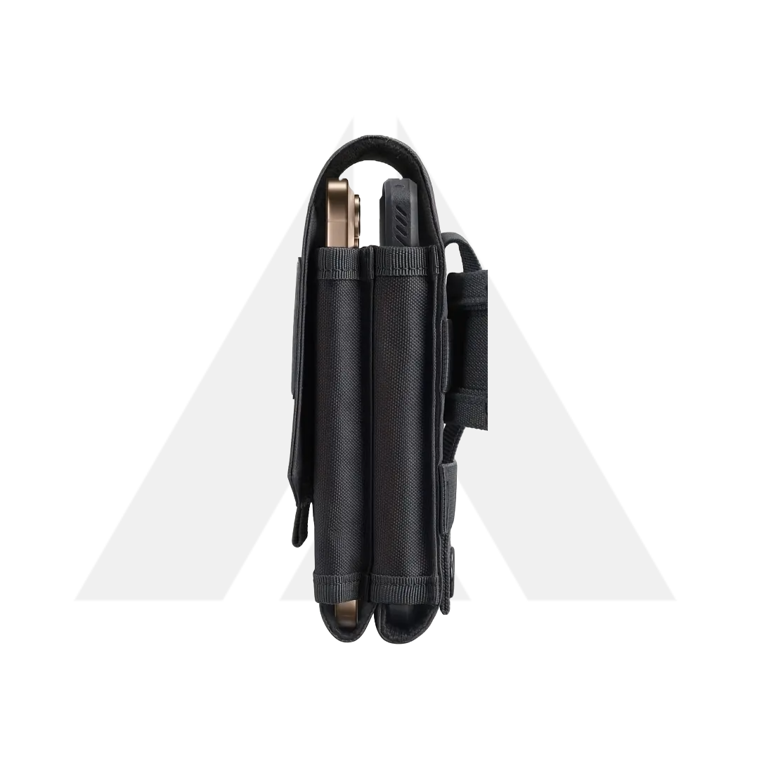 Molle Phone holder double - Black