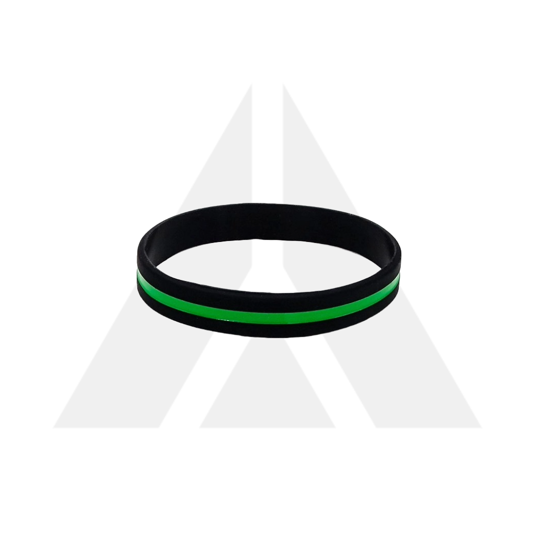 Thin line wristbands silicone
