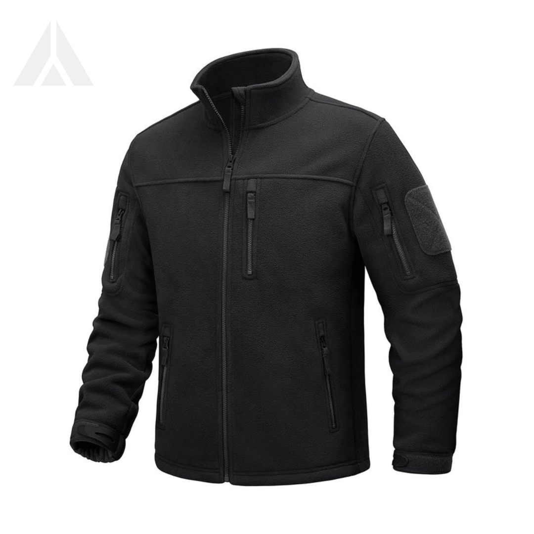TACVASEN fleece Jacket - Black
