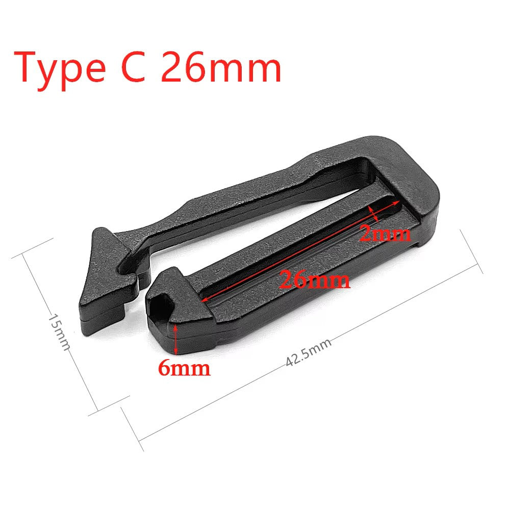 Molle Tactical strap keeper 15-50mm
