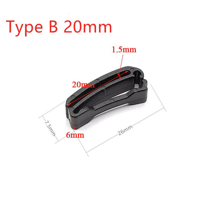 Molle Tactical strap keeper 15-50mm