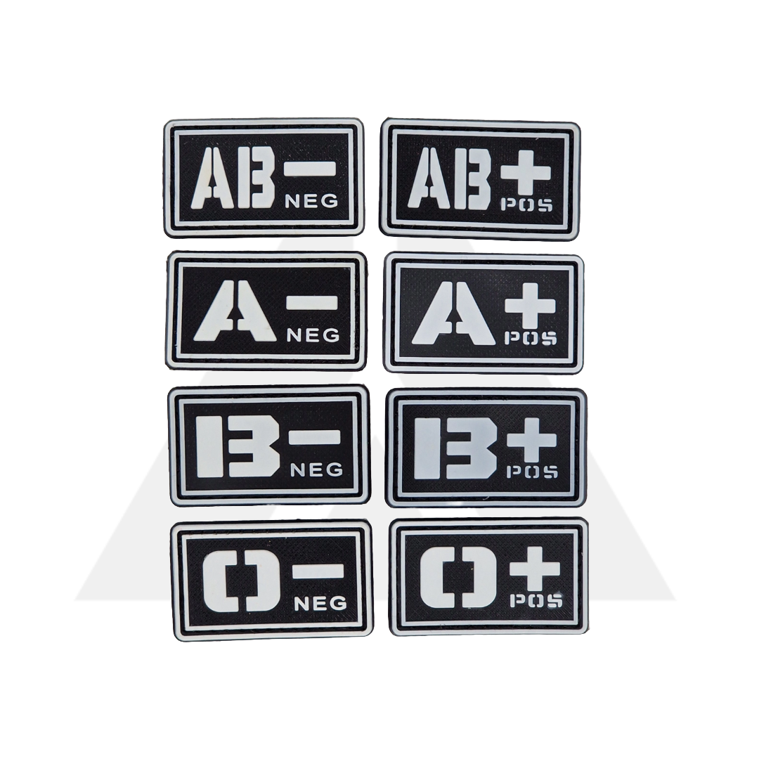 Blood group PVC Patch