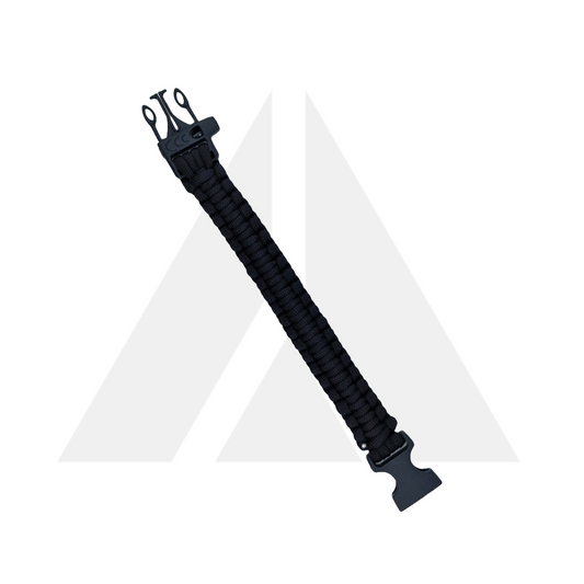 Paracord wrist band - Black