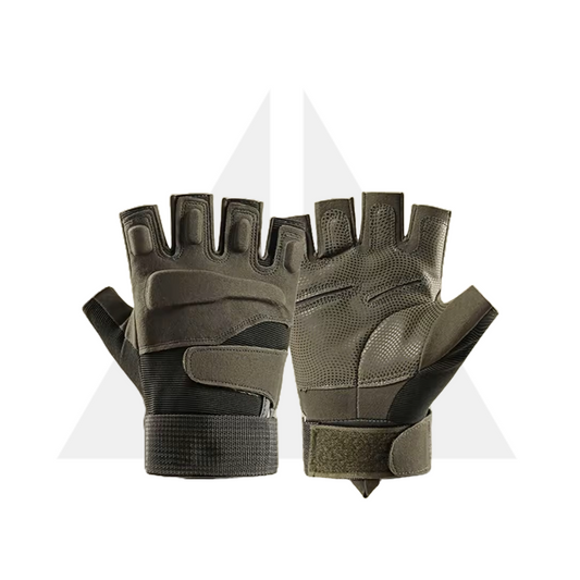 Tactical gloves fingerless - Green