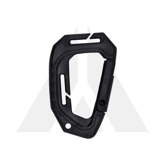 Carabiner molle large plastic - Black