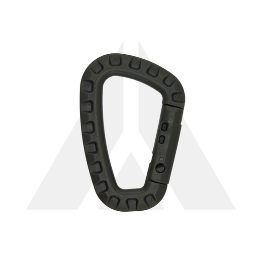 Carabiner large plastic - Army green