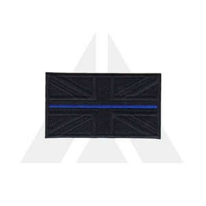 Thin Blue Line UK black flag Patch
