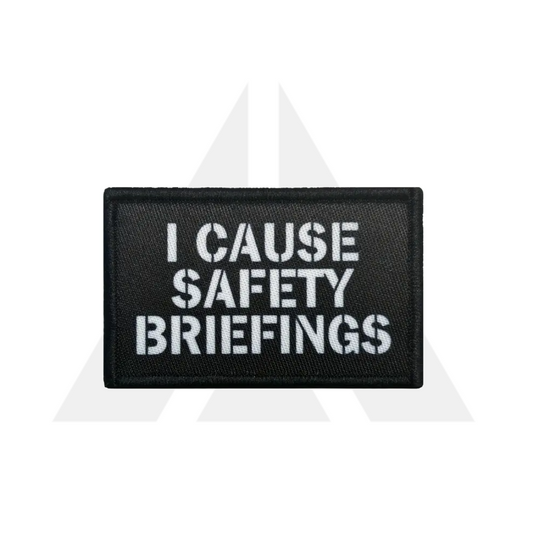 "I CAUSE SAFTEY BRIEFINGS" Patch