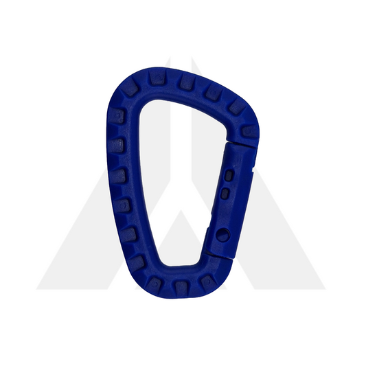 Carabiner large plastic - Blue