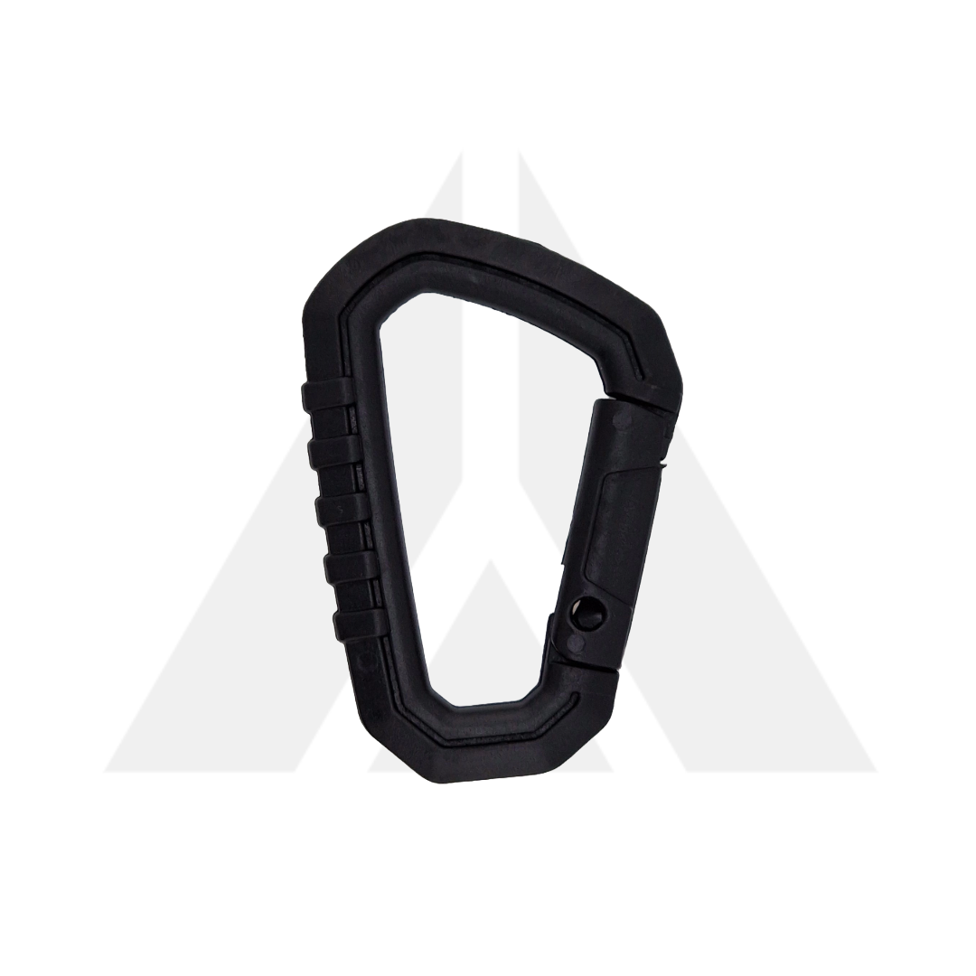 Carabiner Modern plastic - Black