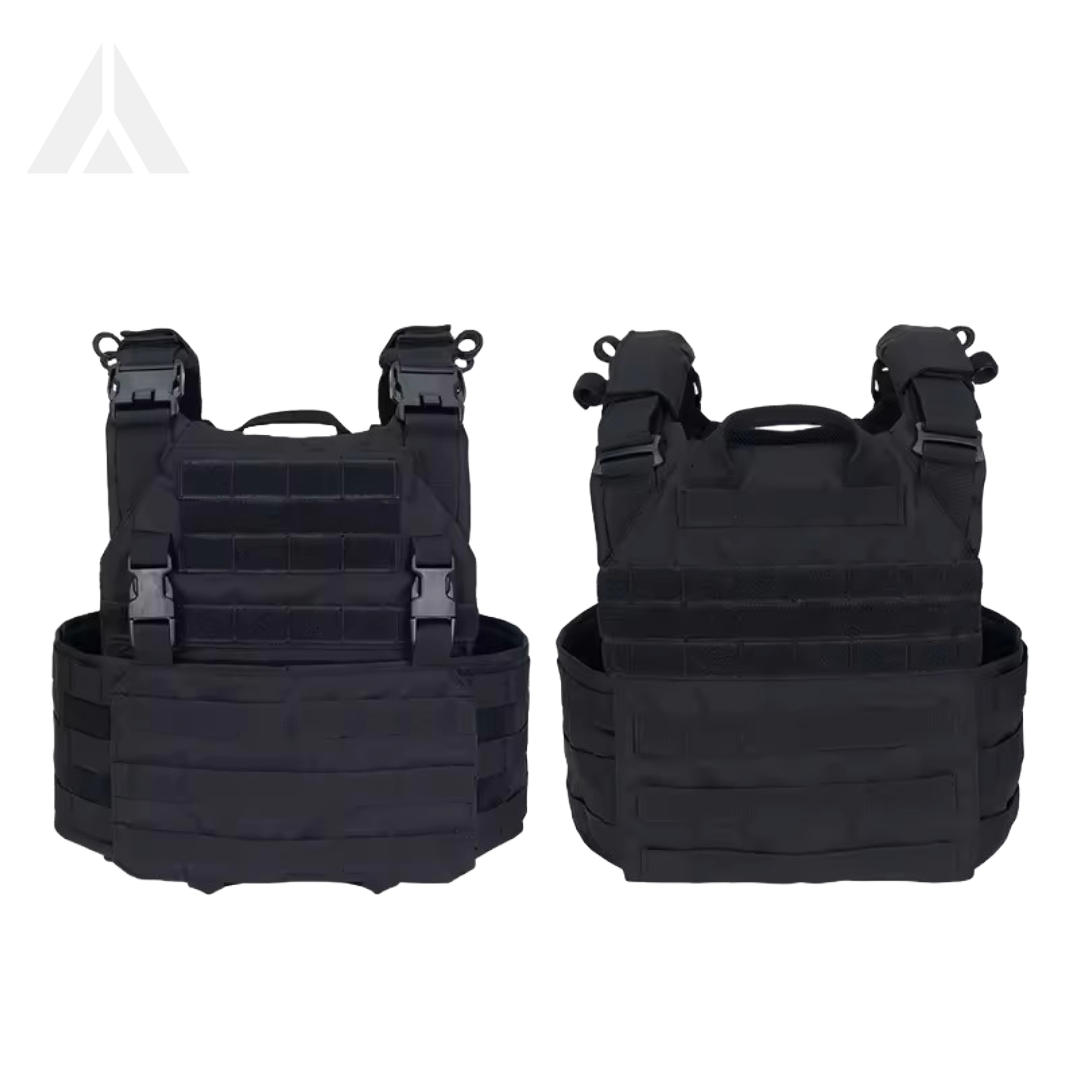 TOPTACPRO tactical molle vest plate carrier - Black