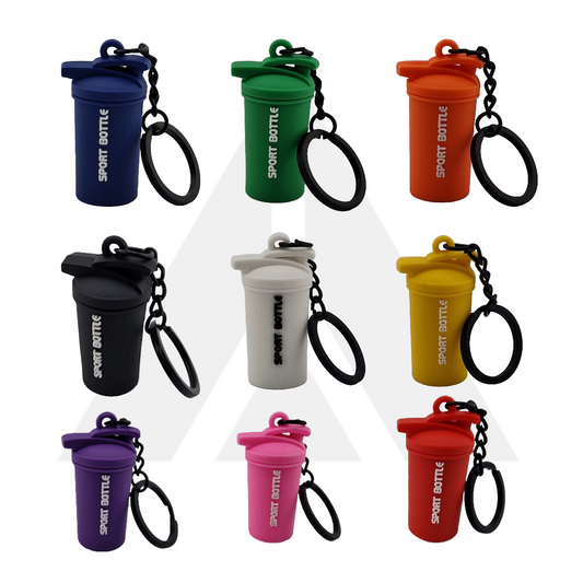 Keyring sports bottle rubber