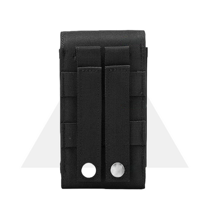 Molle Phone holder double - Black