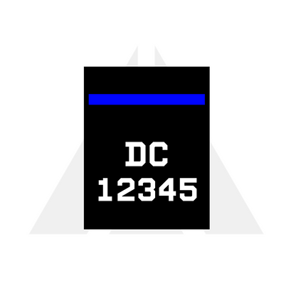 TBL Patch Tall collar number