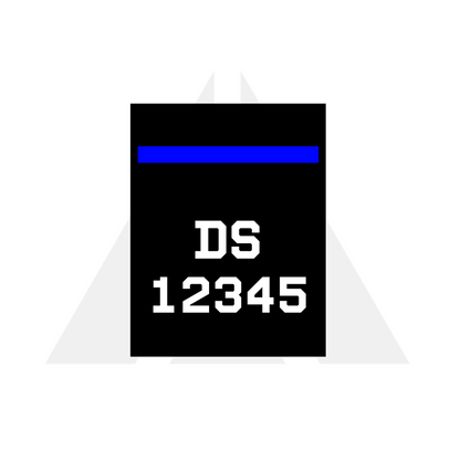 TBL Patch Tall collar number