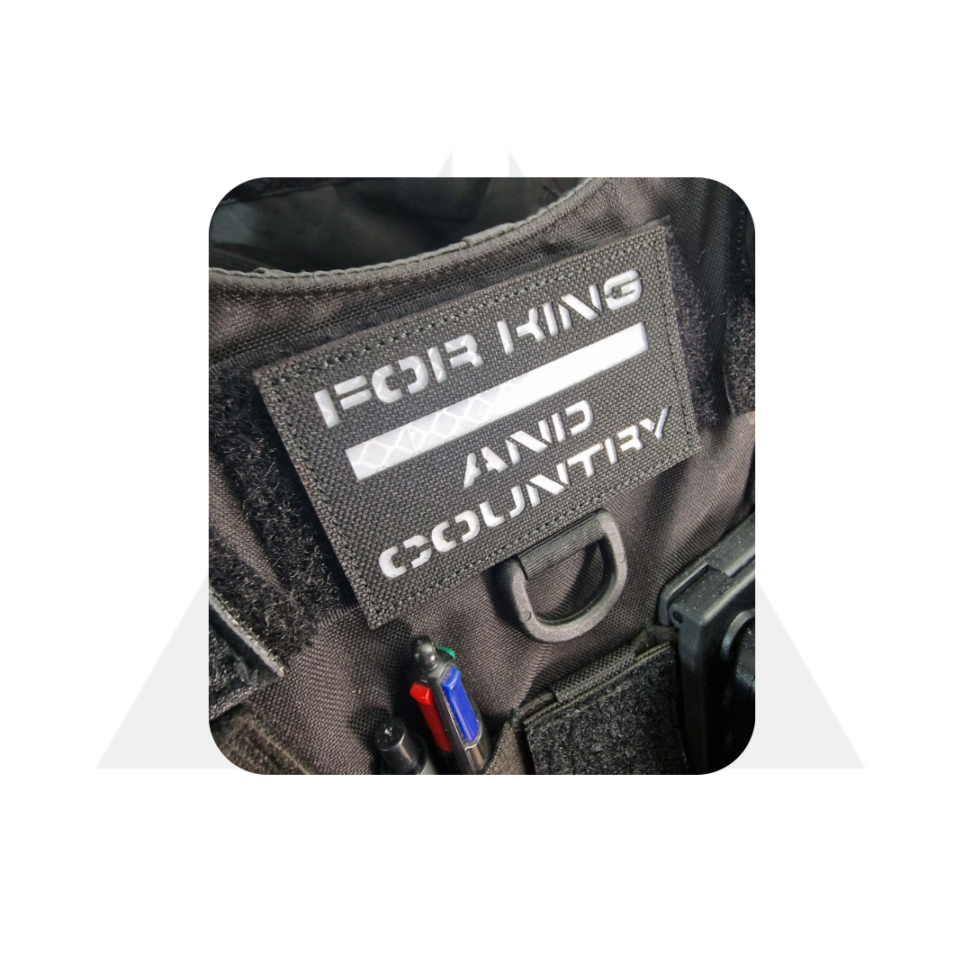 WRAITH "FOR KING AND COUNTRY" Patch