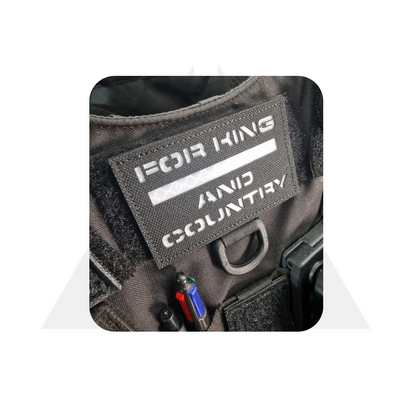 WRAITH "FOR KING AND COUNTRY" Patch