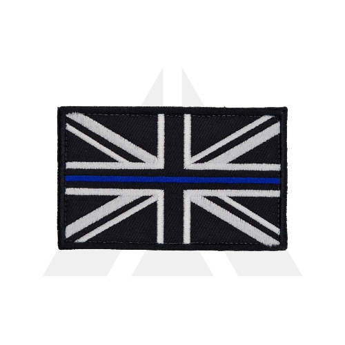 Thin blue line patch embroided