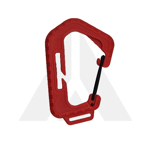 Carabiner tactical large plastic - Orange
