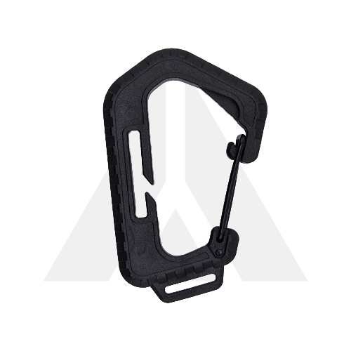 Carabiner tactical large plastic - Black