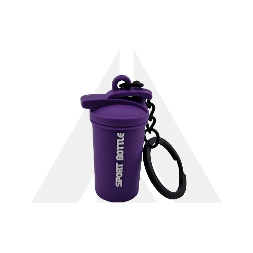 Keyring sports bottle rubber