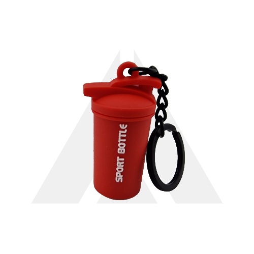 Keyring sports bottle rubber