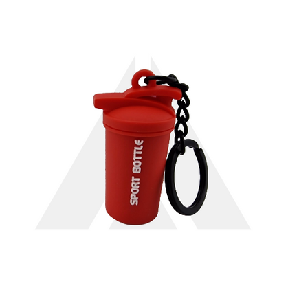 Keyring sports bottle rubber
