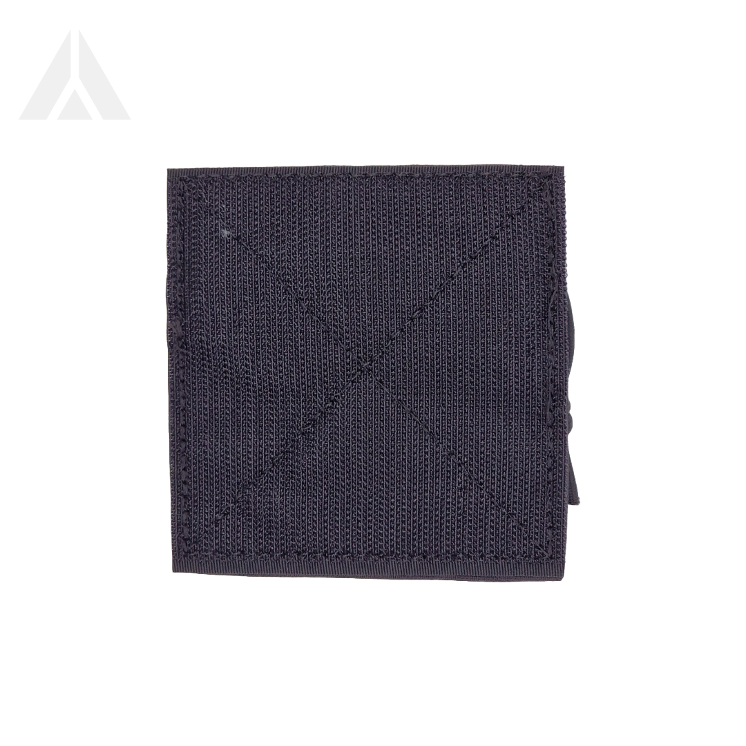 Zip pouch velcro small - Black