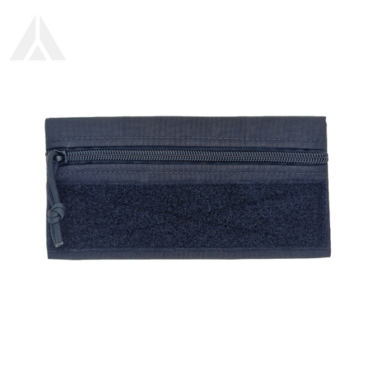 Zip pouch velcro large - Black