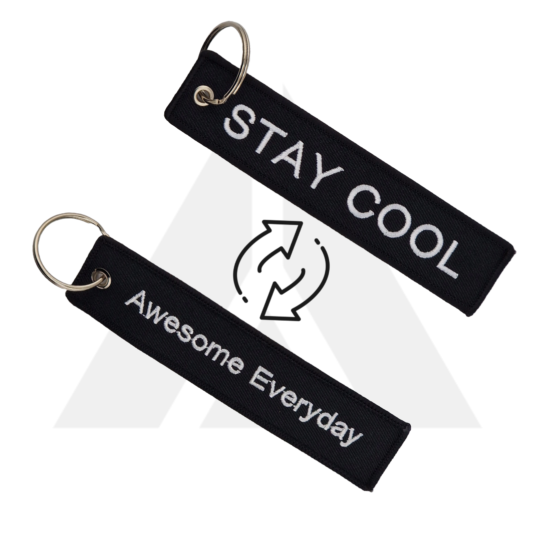 Keyring tag STAY COOL & AWSOME ENERGY