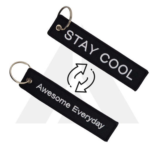 Keyring tag STAY COOL & AWSOME ENERGY