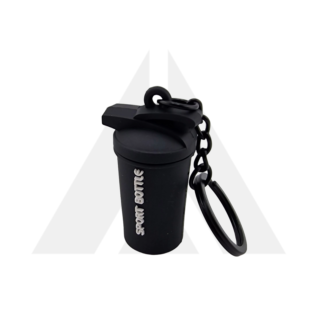 Keyring sports bottle rubber