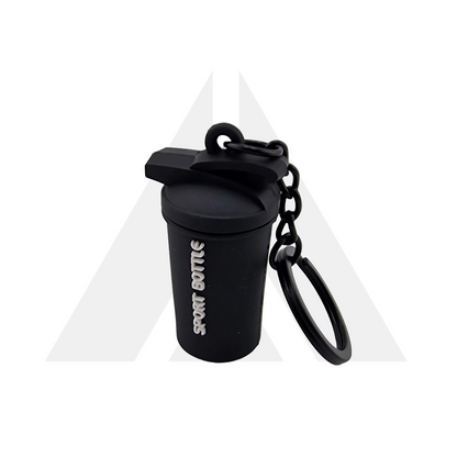 Keyring sports bottle rubber