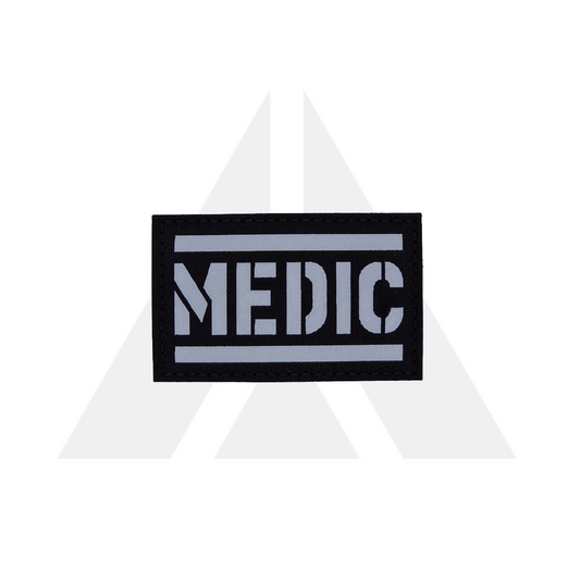 Medic patch clear velcro