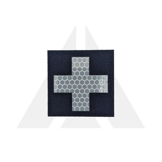 Medic cross patch clear velcro