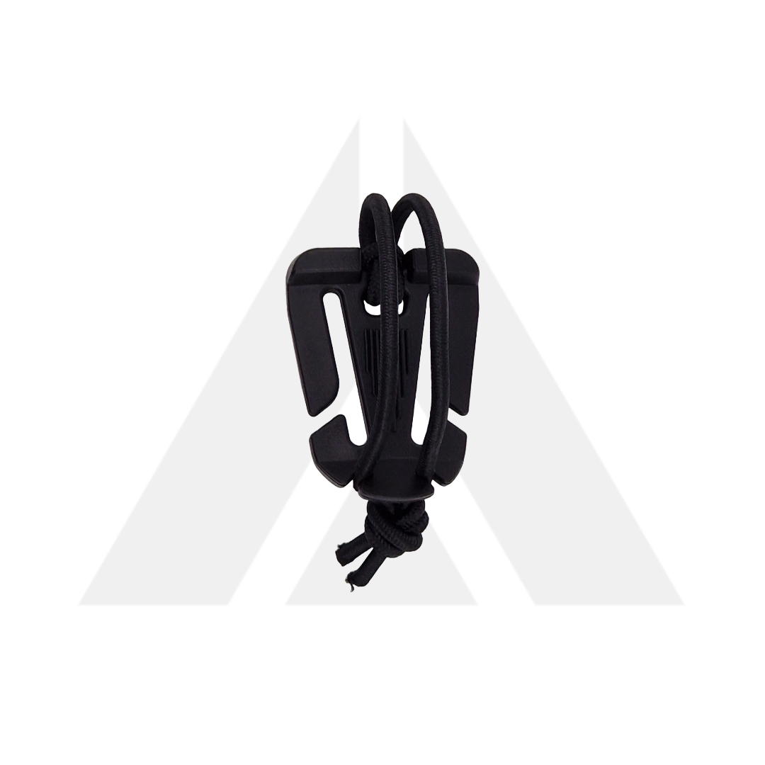 Bungie cord clip molle - Black