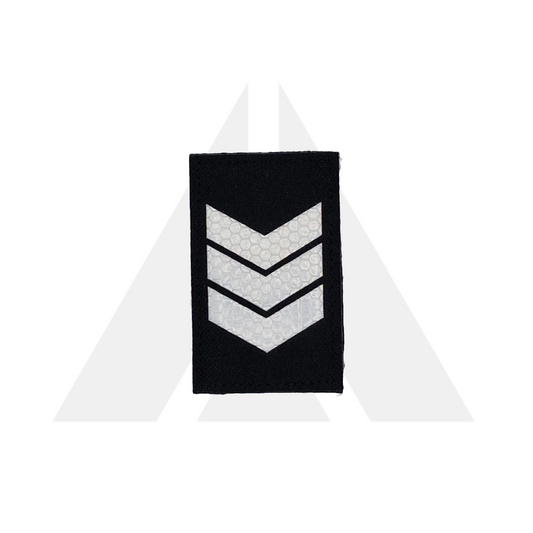 Three stripe IR patch large - Black